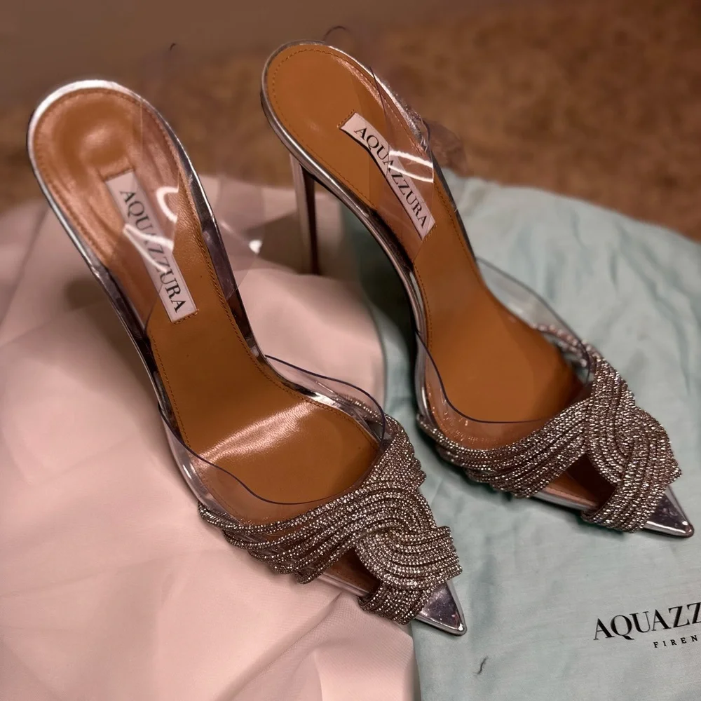 AQUAZZURA
Gatsby 105 Slingback Heel - Picture 5 of 7